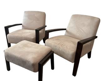 Sitcom Furniture Accent Chairs And Ottoman