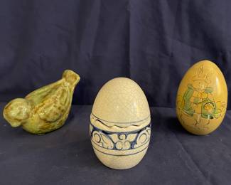 Dedham Pottery Egg 