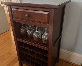 Crate And Barrel Wine A China Cabinet With Drawer