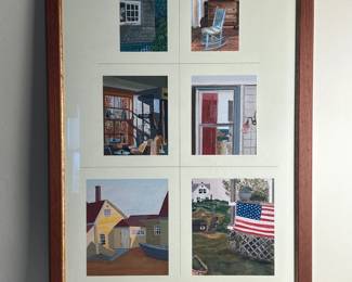 Monhegan Island Print, Corlis F Carroll