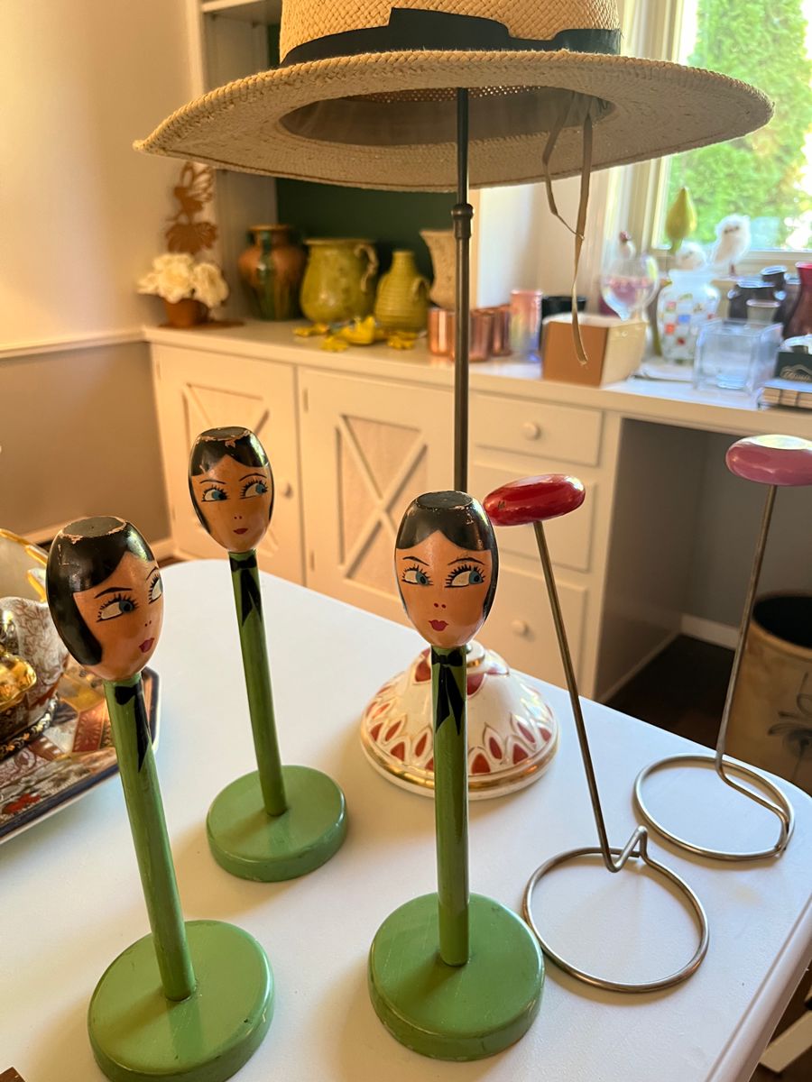 Vintage hat stands