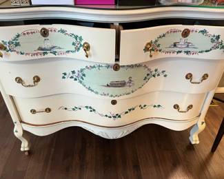 Painted Dresser with mirror