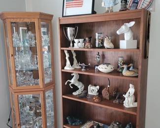variety of glass, ceramic, misc.