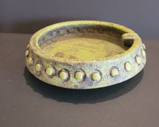 Raymor frog glaze ashtray