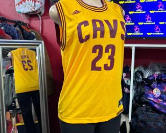 Old school original Lebron James Cleveland Cavaliers Jersey