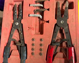 Internal & External Larger Snap Ring Pliers Set Spring Ratchet CirClip Plier