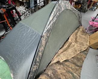 Authentic Military Tent - Comes with Backpack and other gear.  See other photo.