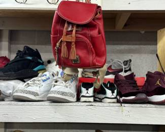 Designer bags and Jordan Shoes
