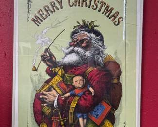 Classic Vestige Christmas Framed Poster.  