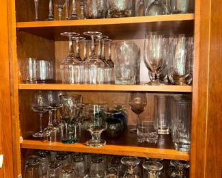 Kitchen Items and glasses