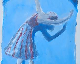 Don Bracken 16 x 12 gouache on paper.