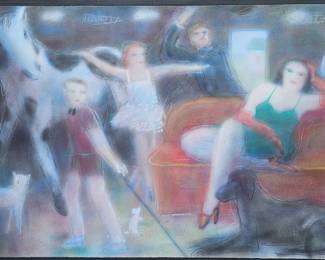 Don Bracken 26 x 40 pastel on paper.