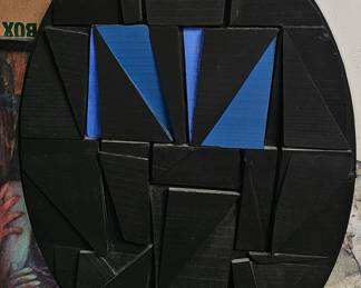 Richard Faralla wood wall sculpture.