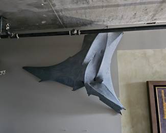 Very unusual unsigned abstract wall sculpture.