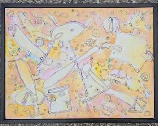 Wesley Johnson 12 x 16 pil on canvasboard.