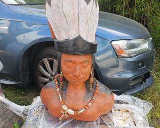 William Iaculla Terra cotta Bust
 Self portrait. Roughly 24" tall.