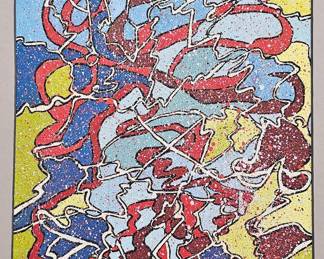 Jennifer Mack gouache on board.