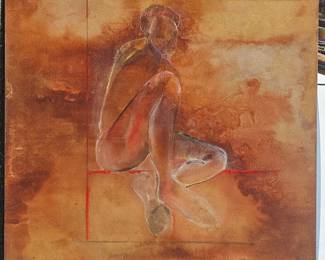 40 x 40 acrylic on canvas by Donavan Field.