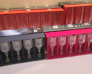 Vintage Cristal d' Arques France Crystal Glassware