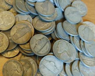 War nickels (Silver)