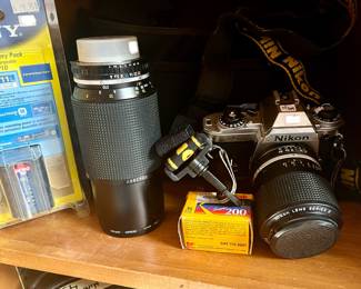 NIKON CAMERA AND LENS