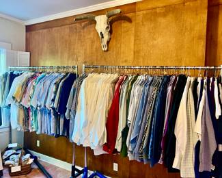 VARIOUS SIZES OF SHIRTS FROM L, XL, XXL, XXXL.