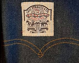 Vintage Levi Strauss blue jeans