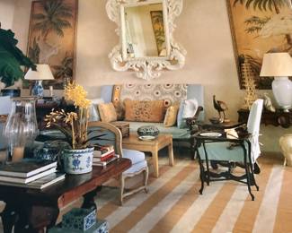 BUNNY WILLIAN'S "POINT OF VIEW" SIGNED INTERIOR DESIGN COFFEE TABLE BOOK.