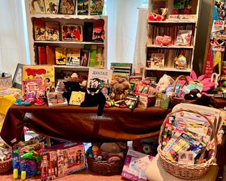 VINTAGE CHILDREN'S BOOKS, VINYLS, CRAFTING AND GAMES.
