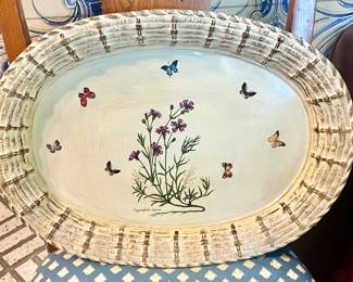 VIETRI BUTTERFLY PLATTER.