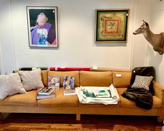 NOTICE THE PRINTS ON CANVAS.