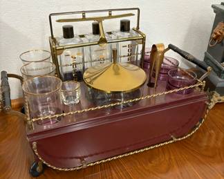 Amazing bar cart!