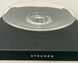 Steuben platter