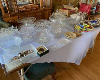 Cake Plates & Souvenir Spoons