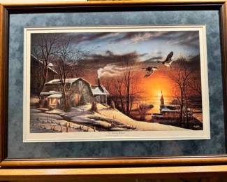 Terry Redlin 1985 print The Sharing Season 