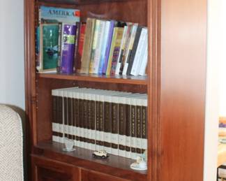 Bookcase and Books