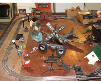 Lionel Train Items, Wood House Banks, Metal Toys, More