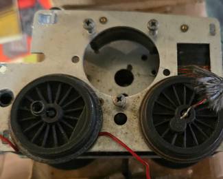 Lionel motor chassis, steam engine drive motor