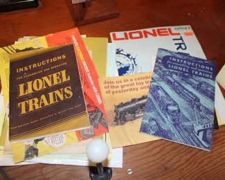 Lionel Train Brochures and Booklets