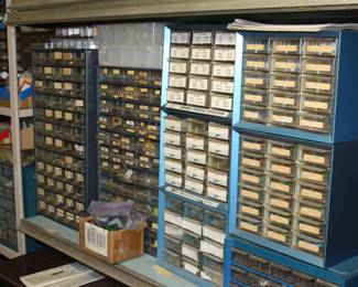 Hundreds or Thousands of Radio TV Vintage Parts