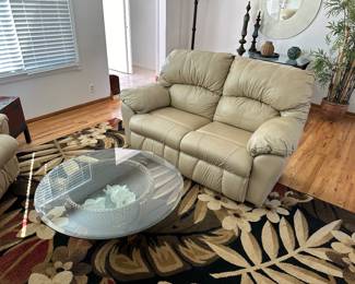 Leather Loveseat Recliner