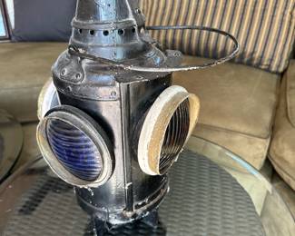 Antique 4 Way RR Lantern