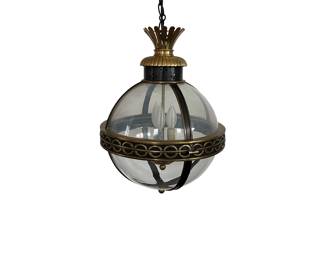 E.F. Chapman Banded Globe Lantern in Bronze by Visual Comfort Signature