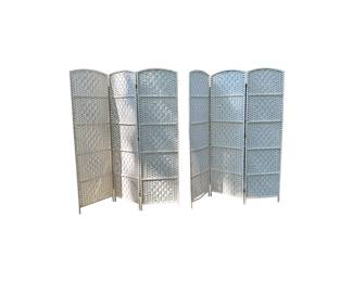 Folding ScreenRoom Dividers, Pair