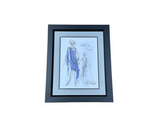 Bob Mackie Costume Design Sketch Charlotte as Amanda