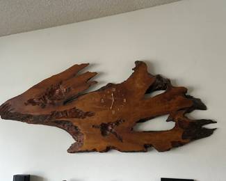 Vintage Driftwood clock