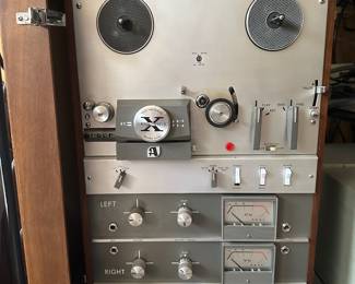 Vintage reel to reel tape recorder 