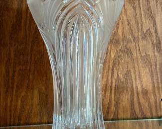 Art deco crystal vase