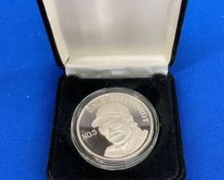 #3 1 TROY OZ SILVER EARNHARDT COIN