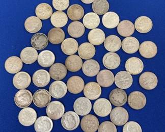 (50) SILVER DIMES